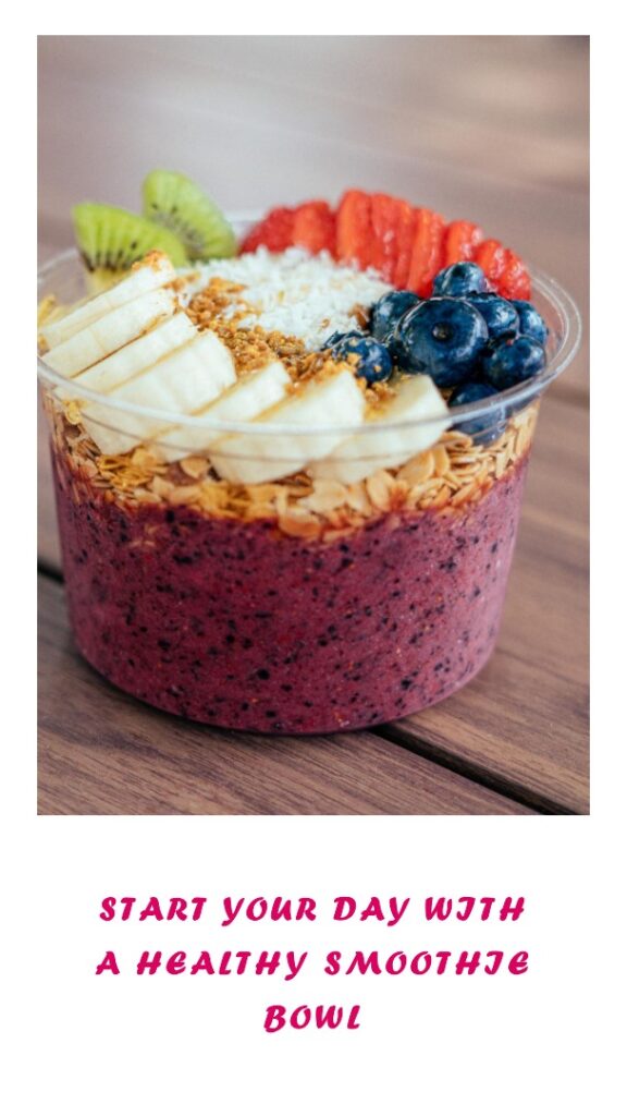 Smoothie bowls are a tasty and healthful alternative to regular smoothies. They have a thicker consistency and are usually served in a bowl with a variety of tasty and colourful toppings
