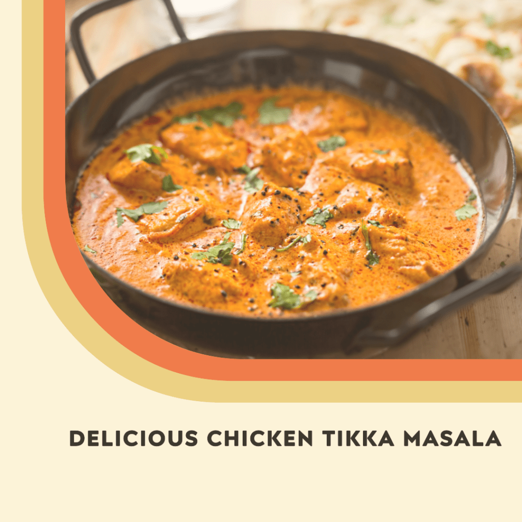 chicken tikka masala serving suggestion 